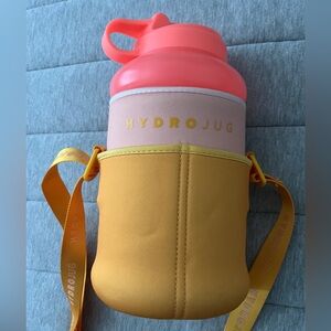 Coral HydroJug Water Bottle and Sleeve